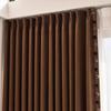 Elegant Double-Sided Cotton Linen Light-Blocking Curtains with Retro Design and Multiple Specifications