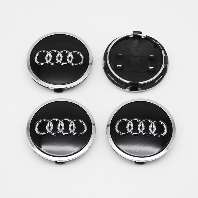 2026 4Pcs 4F0601165N 60-135mm ABS Wheel Hubcap Cover For AQ4 Q7 Q5 Q3 A6 C7 A7 A5 A4 B9 A3 8V 8P Rim Replacement Tuning Accessory