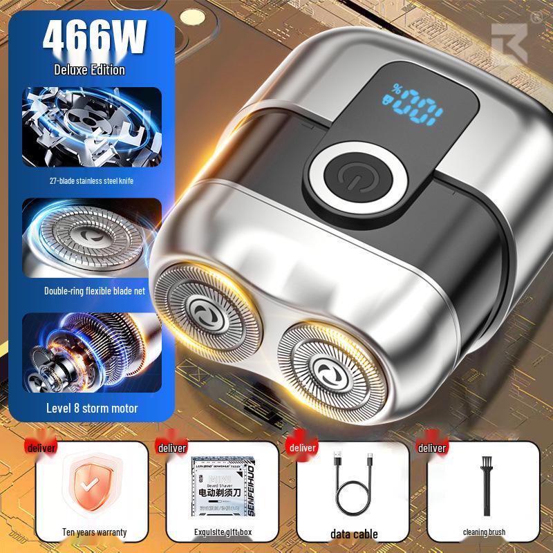 German Fully Washable Silent Electric Shaver German Imported, 10-Year Quality Guarantee