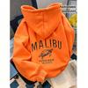 Autumn Winter Men's and Women's Kangaroo Pocket Hooded Long Sleeved Hoodie with Multiple Prints, Trendy and Fashionable Hip-hop