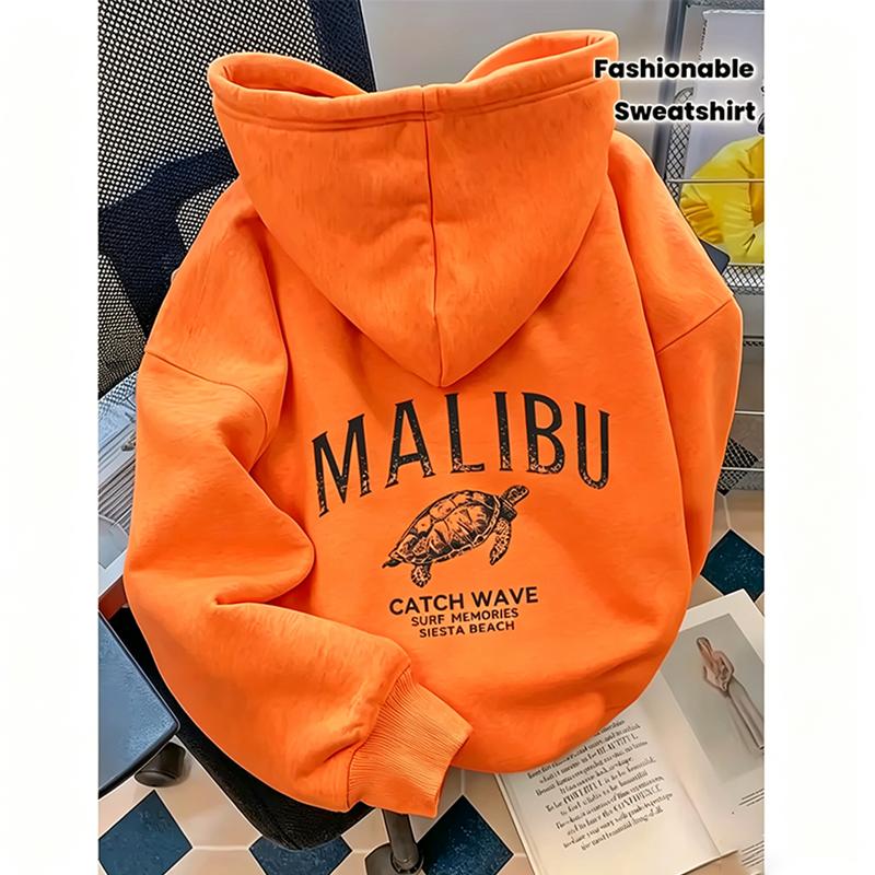 Autumn Winter Men's and Women's Kangaroo Pocket Hooded Long Sleeved Hoodie with Multiple Prints, Trendy and Fashionable Hip-hop