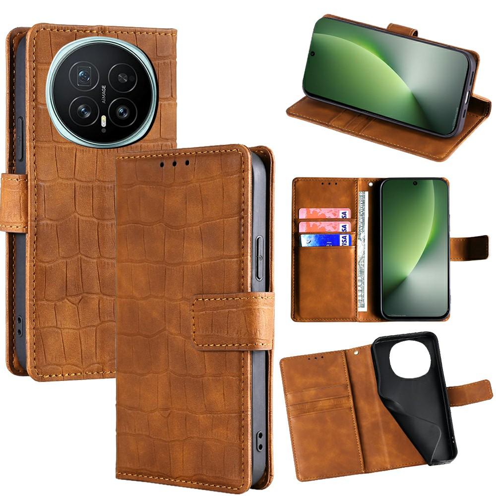 For Honor Magic8 5G Case Crocodile Texture PU Leather Phone Cover