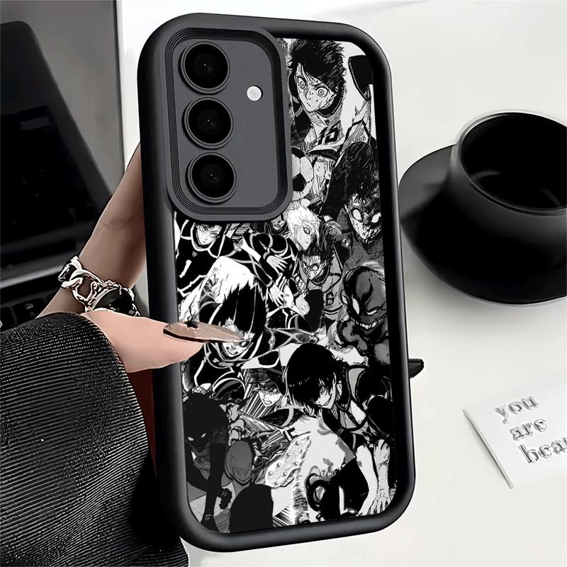 

Phone Case for Samsung Galaxy A17 A16 A15 A14 A13 Blue L-Lock Football Anime A56 A36 A26 A55 A35 A25 A54 A34 A24 A53 A33 A23 A07 Samsung A34