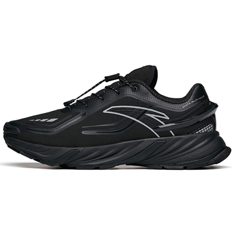 

New Anta Non-slip Wear-resistant Shock Absorption Low-Top Running Shoes Men s Black 112145525-4 40