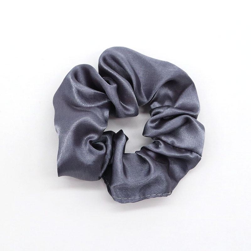 Vintage French Satin Silk Hair Tie - Retro Versatile Accessory
