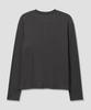 AGOD Soft Henley Neck Long Sleeve [Charcoal]