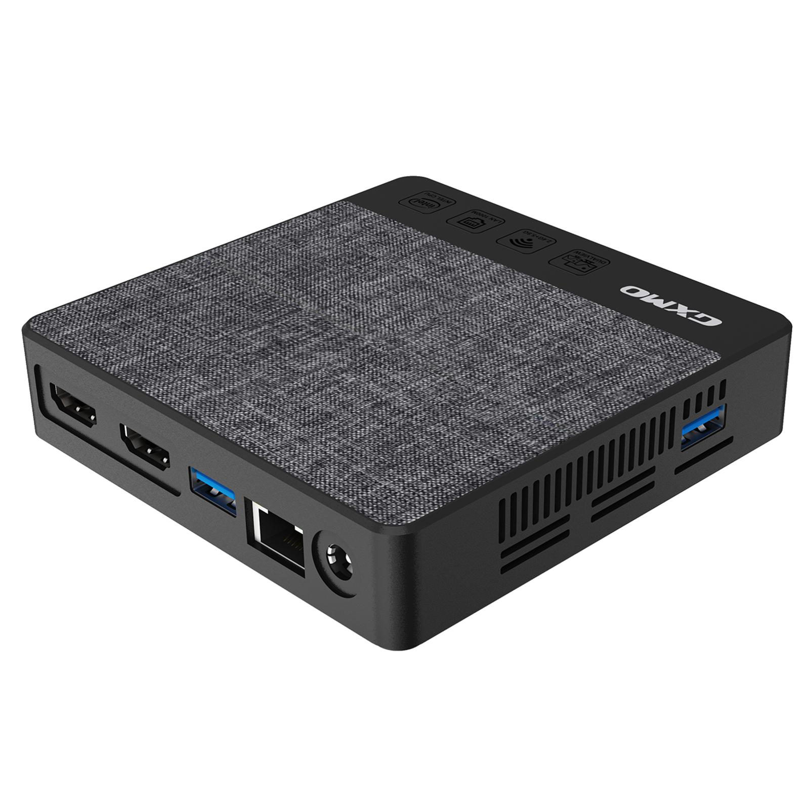 

Мини-ПК Windows 11 Мини-настольный компьютер с процессором Intel Gemini Lake N4000 6G LPDDR4 64G EMMC EU-1