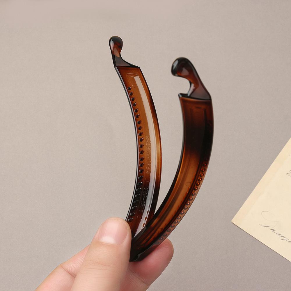 12.5cm Leopard Print Ponytail Clip - Versatile, Anti-Slip, Large Banana Twist Hair Clip for Women