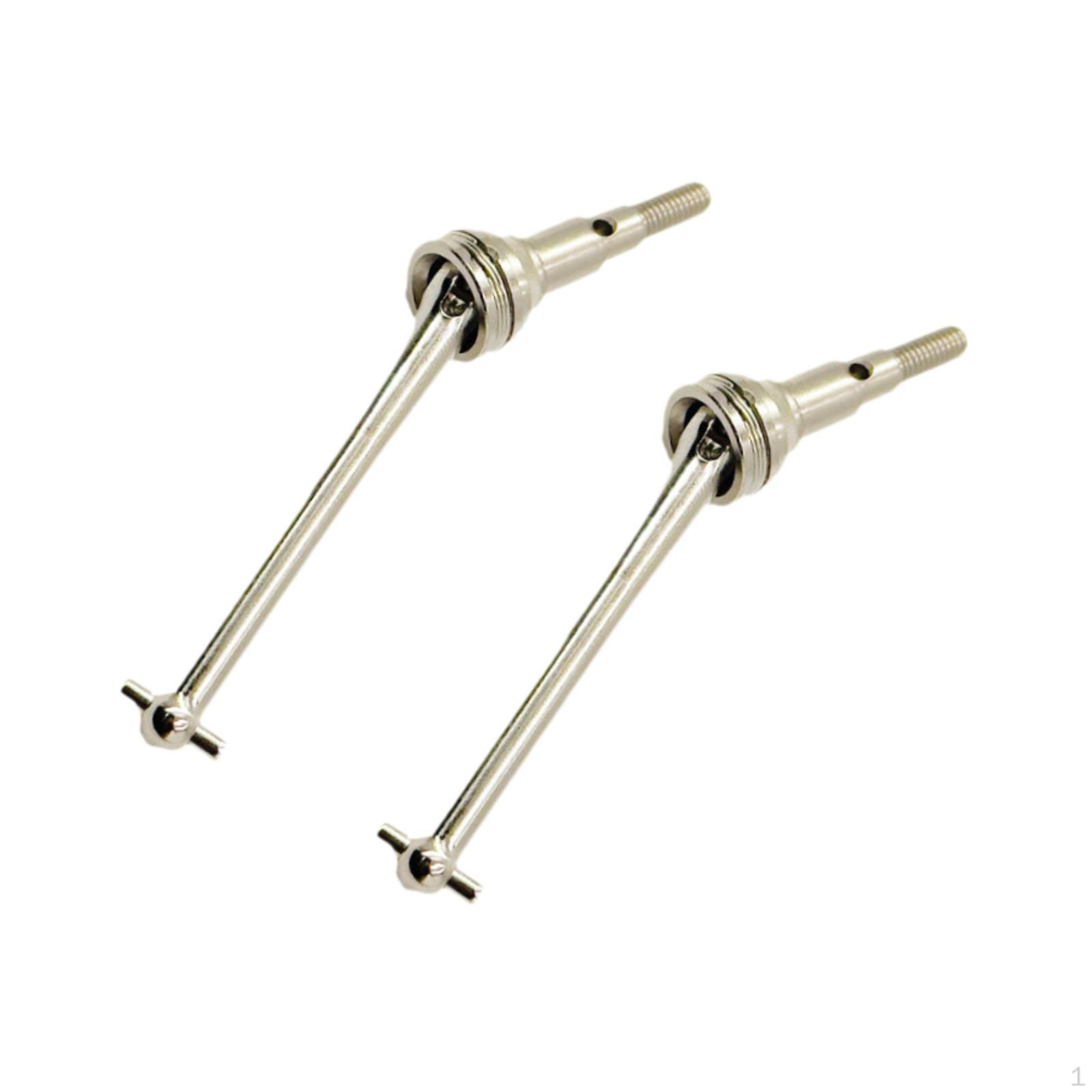 

2Pcs RC Car CVD Driveshaft Metal Replacement,Easy to Install,Remote Control Part Spare for