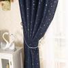 Vorhänge Shaoxing Heißdruck Marineblau Stern Hoch Verdunkelnd