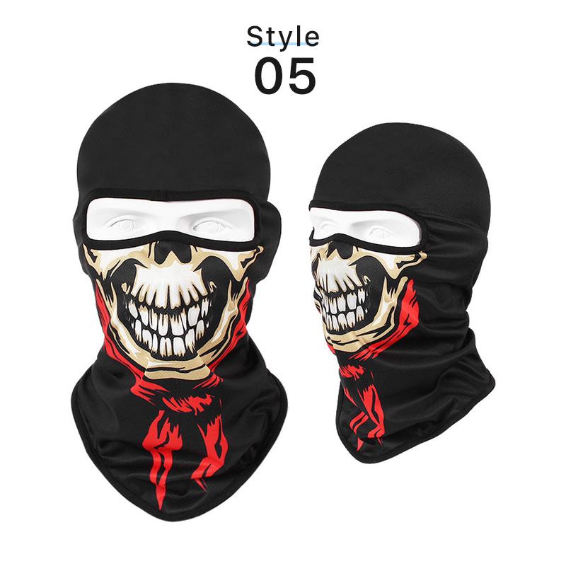 Skull Balaclava Full Face Cover Bandana for Outdoor Cycling Face Mask Gaiter Λαιμός Αξεσουάρ μοτοσυκλέτας