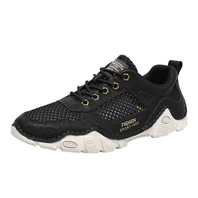 2025 Men s Trendy Summer Breathable Outdoor Casual Handmade Mesh Shoes, Large Size. 39