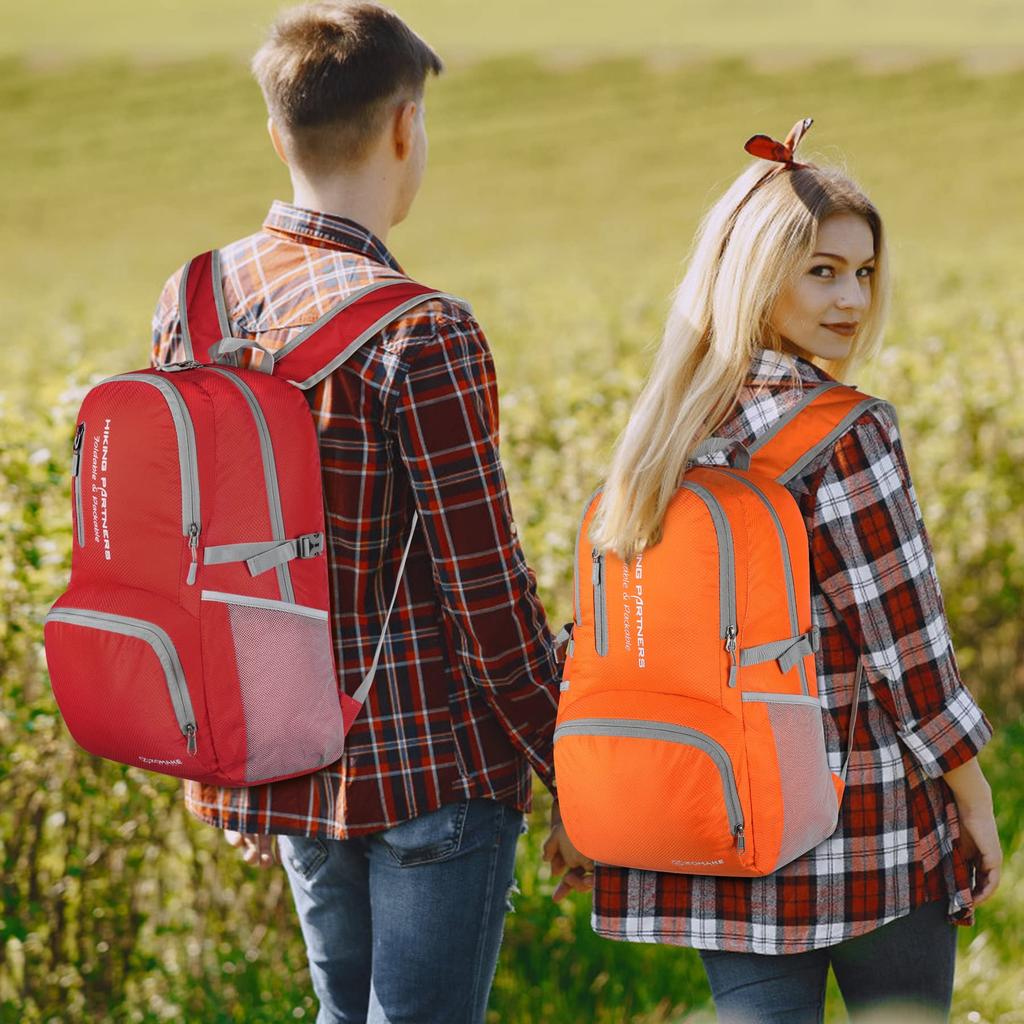 ZOMAKE Faltbarer Rucksack, Leicht, Großes Fassungsvermögen, 35L, Taschenformat, Wasserdicht, Angriffsrucksack, Tagesrucksack, Praktisch für Bergsteigen, Katastrophen