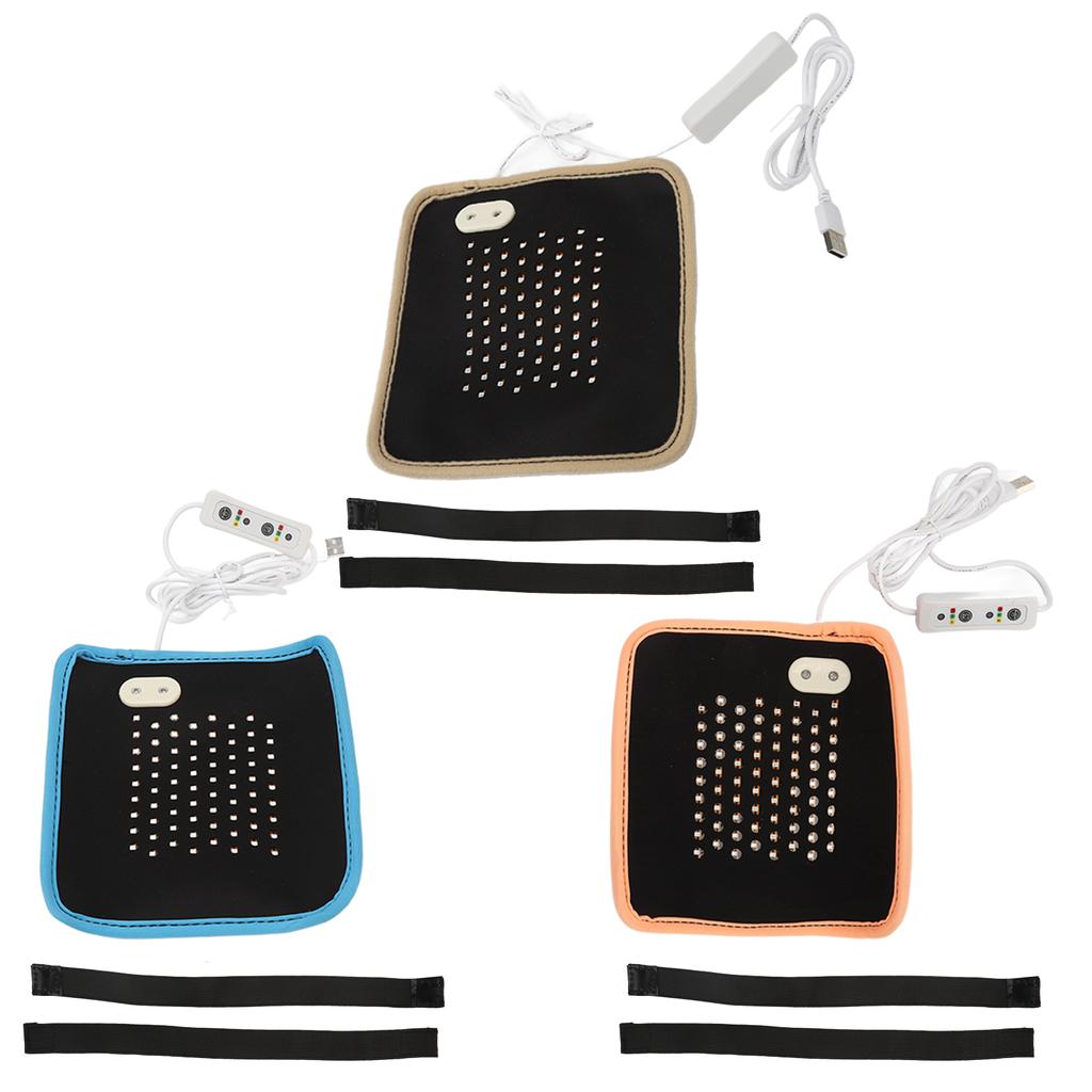 72 Light Chips Prostate Physiotherapy Pad Infrared Light Promote Circulation Treatment Pad for Belly