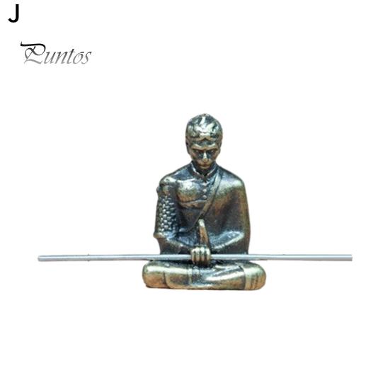 Mini Figure Statue Alloy Mini Figure Figurine Retro Micro Landscape Ornament for Potted Plants Tabletop Rockeries Bookshelf