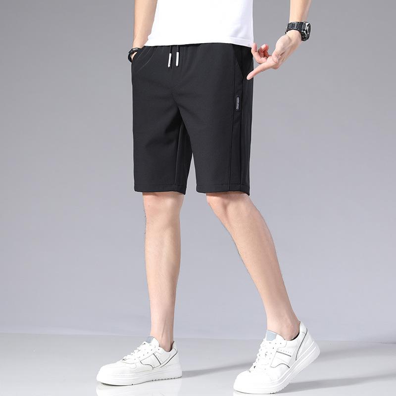 Pánské šortky Letní ležérní Pětipalcové šortky Volné Měkké Všestranné Pánské šortky Tenké Pánské kalhoty Na nošení Ledové hedvábí