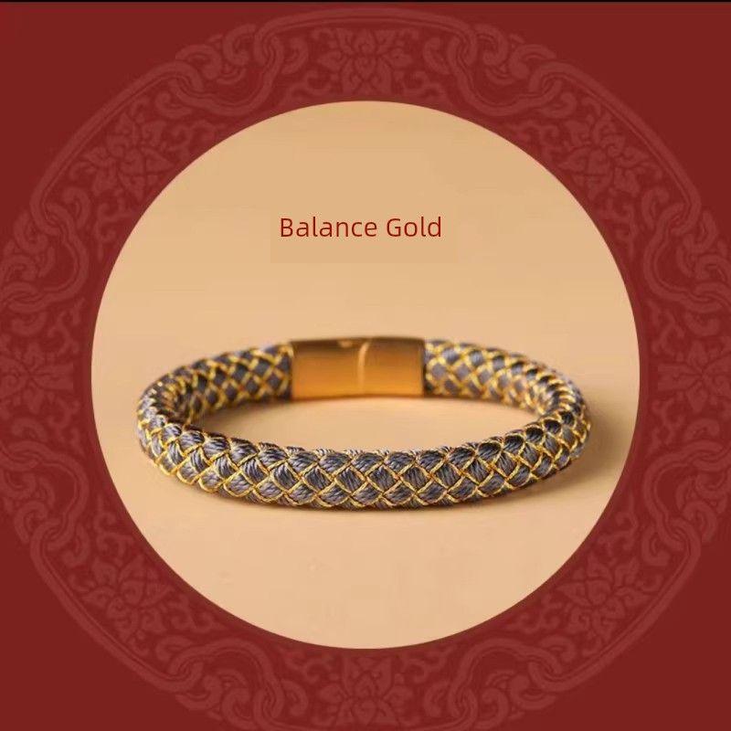 

Элементы Маленький Ремешок для переноски из чешуи дракона Дракон Змея Хуатай Готовый продукт Годовой Не нужно самовязаный браслет Магнитный браслет 18cm [Gray gold] Gold