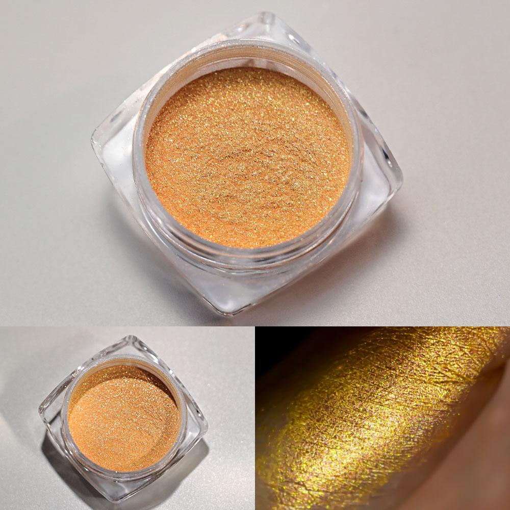 1box Multi-Chrome Shifting Nail Chameleon Pigments Unicorn Mirror Nail Powder Polarized Chameleon Rubbing Dust 0.3gram