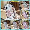 Protective Wristband Phone Case For Tecno Camon17P Kickstand Back Cover Ring Anti-knock Anti-dust Fashion Design Cute
