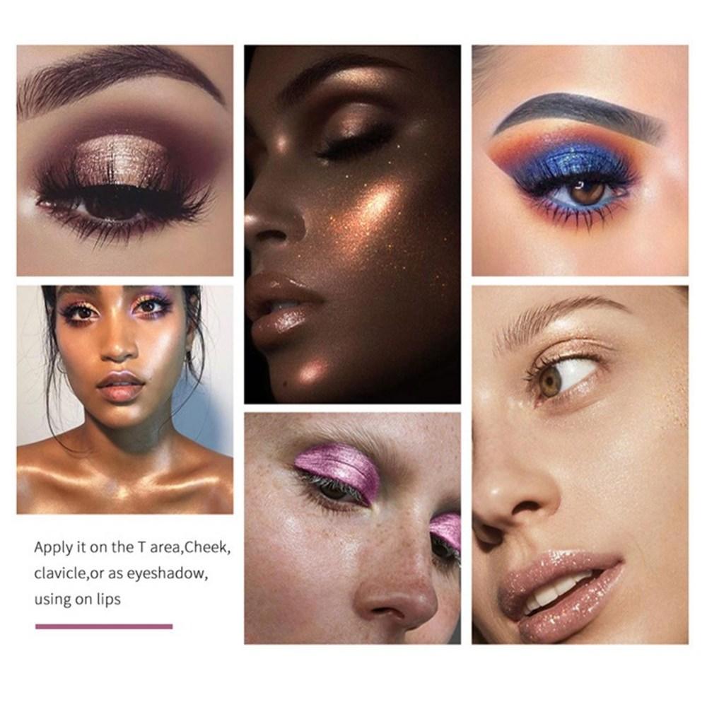 Pearl Matte Shadow Palette Shimmer Pigment Powder Waterproof Long-lasting Makeup Cosmetics Solid Color, 03 303 Refill, 1 Piece