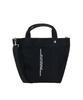 Viamonoh Daily Tote Canvas Bag (Black)