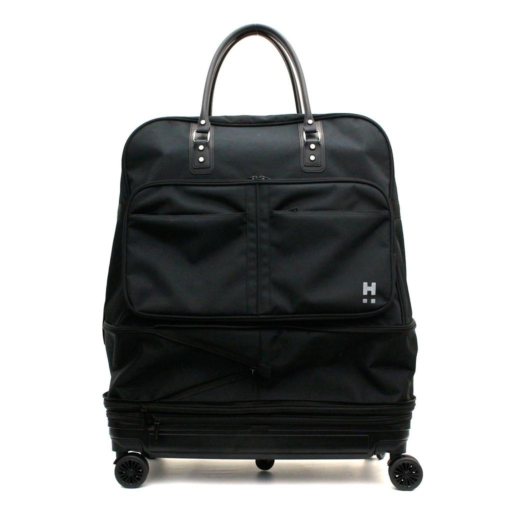 Available in 4 Stable running with 9 wheels and 5 casters Giant Carry Bag Monster Suitcase Black [Siffle] Flexible! capacities! 3.9kg