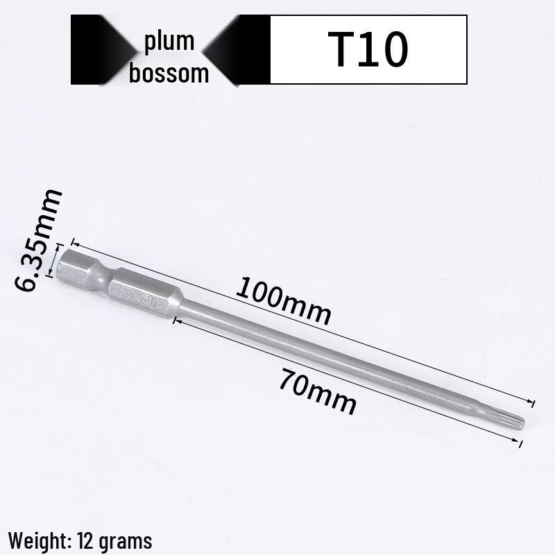 Magnetic Plum Blossom Screwdriver Replacement Bits T15 T20 T25 T30