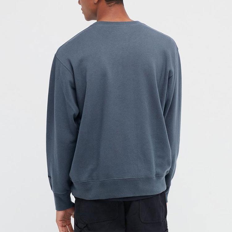 Uniqlo X Keith Haring Collaboration Cartoon Pattern Printed Crewneck Sweatshirt Unisex sweatshirt Dark-Gray 446372-08