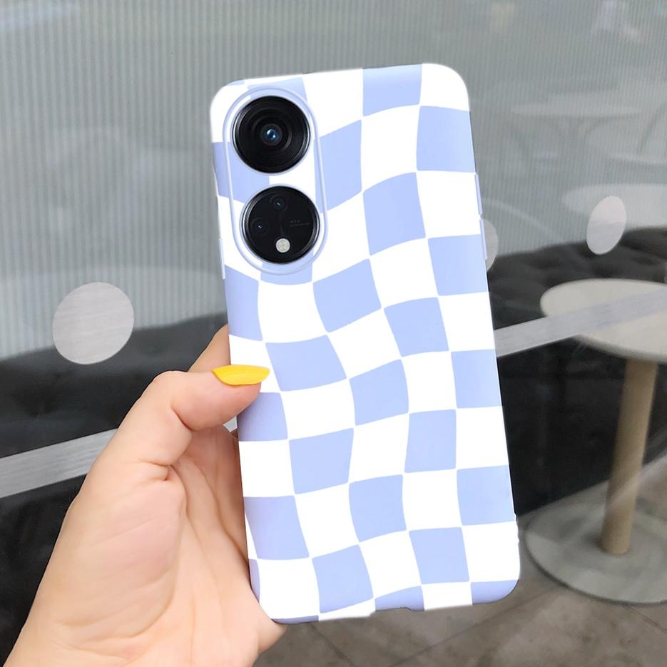For Oppo Reno 8T 4G Case CPH2481 Luxury Art Printed Cover Silicone Soft TPU Phonw Case For Oppo Reno8 T 5G Reno 8T Reno8T Bumper