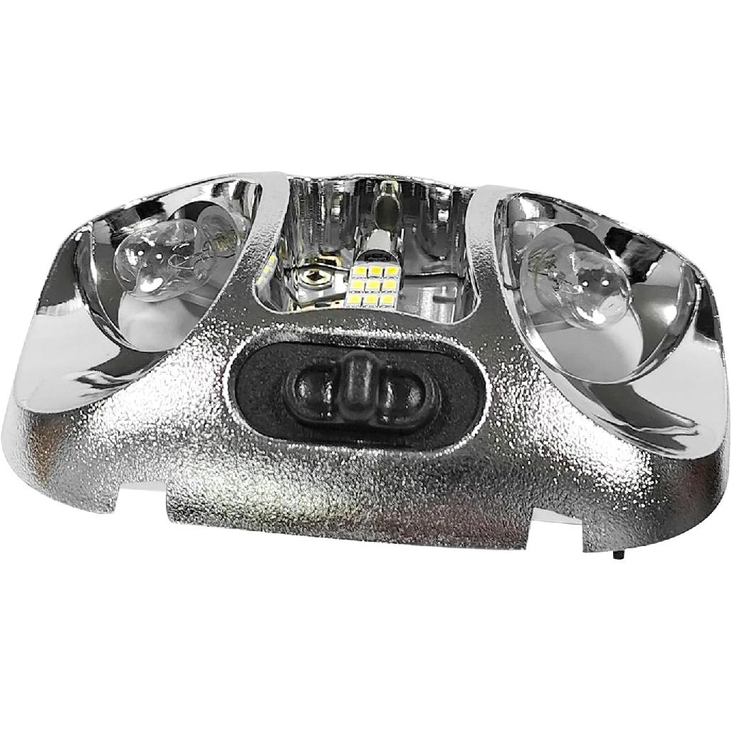 

LED Map Lamp Assembly Fit for 1993-2004 Ford Ranger, Interior Overhead Dome Lamp, Replaces F37Z-13776-B F37Z13776B