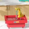 Children Kitchen Dish Washing Pretend Play Set Electric Circulation Toy Simulated Dishwasher