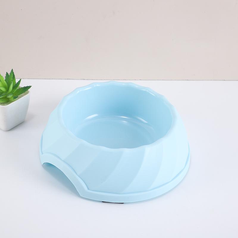 Anti-Slip Cross-Border Spiral Pet Food Bowl for Cats & Dogs - Easy Clean & Custom Logo