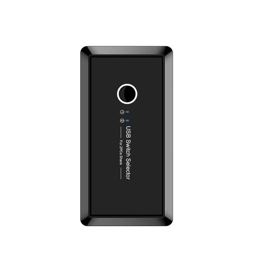 Přepínač USB 2.0 pro PC Skener Klávesnice Myš Tiskárna 2 Počítače Sdílející 4 Zařízení USB Port