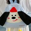 Schoolbag Backpack Female 1011 New Cute Cartoon Puppy Embroidery Student School Bag Cartoon Travel Lightweight Small Backpack