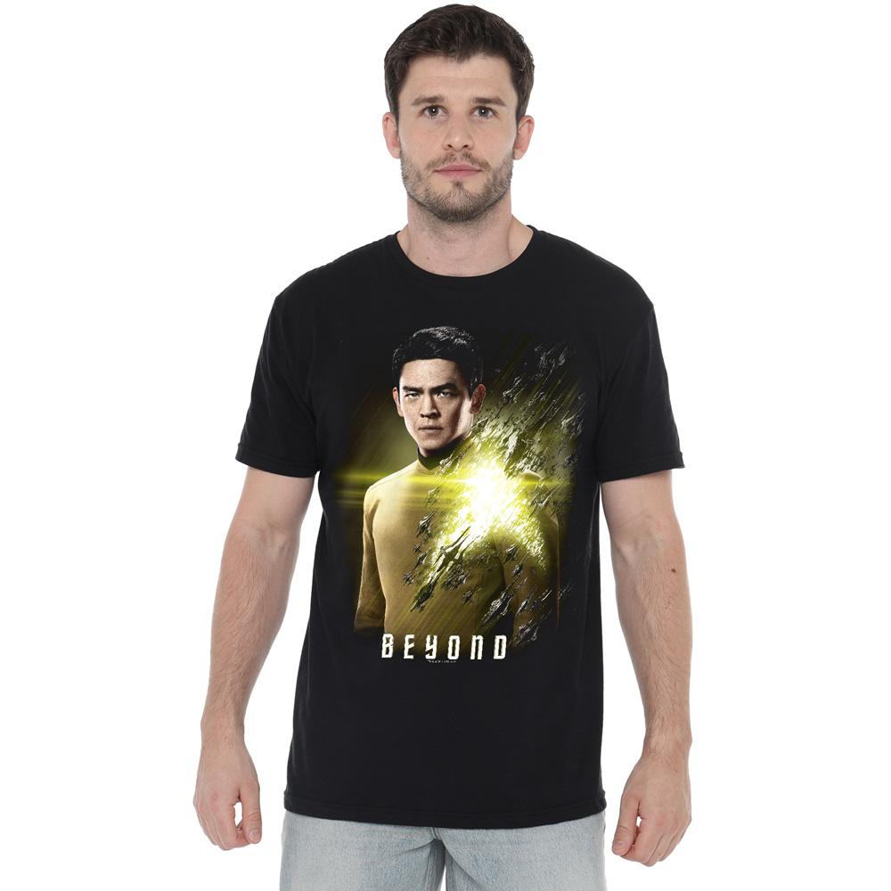 Star Trek Beyond Mens Sulu Poster T-Shirt