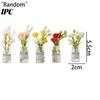 30/1 Stück Mini-Vase Kühlschrankmagnete 3D-Glasvase Magnetische Kühlschrankaufkleber Küchenkühlschrankdekoration Feiertagsgeschenke Zubehör