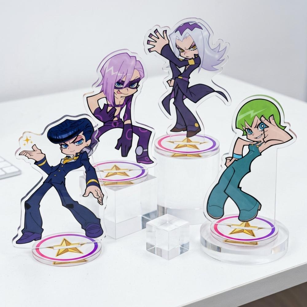 Anime JoJo's Bizarre Adventure Giorno Bruno Dio Acrylic Stand 10cm Figure key Cosplay Props Desktop Decor Birthday Gift