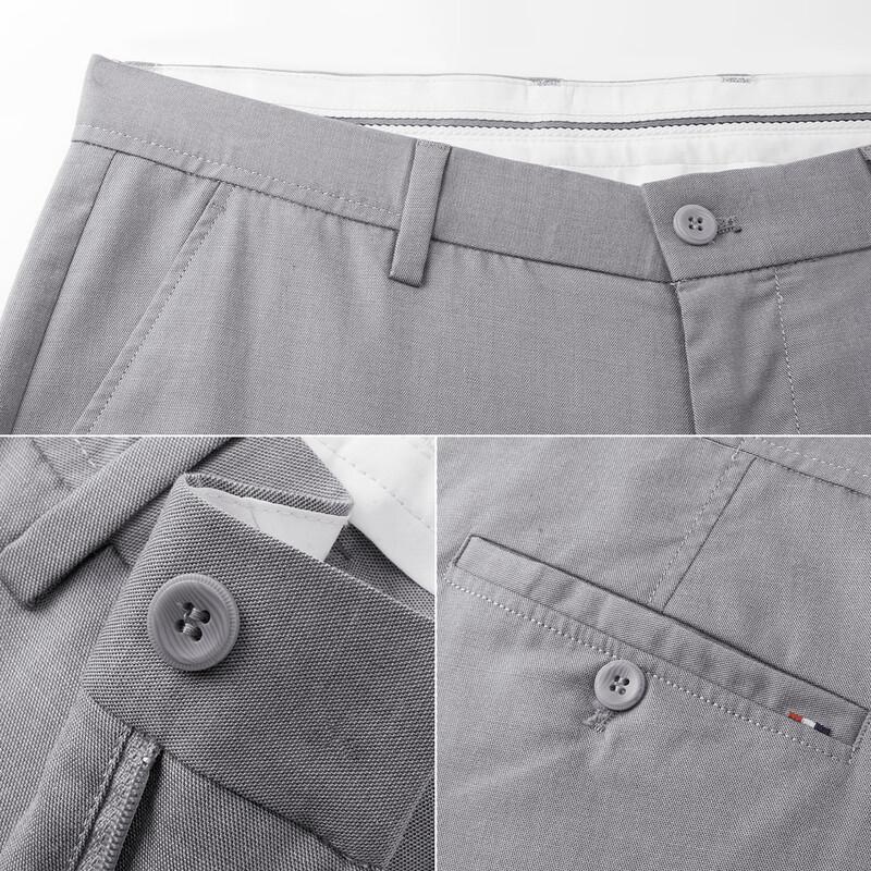 Shanshan Men's Straight-Leg Linen Silk Blend Lightweight Casual Pants