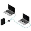 1 To 2 adapter For Ethernet Cable Splitter Rj45 8P8C PC Version Simultaneous Internet Access IPTV Broadband Three Way Connect