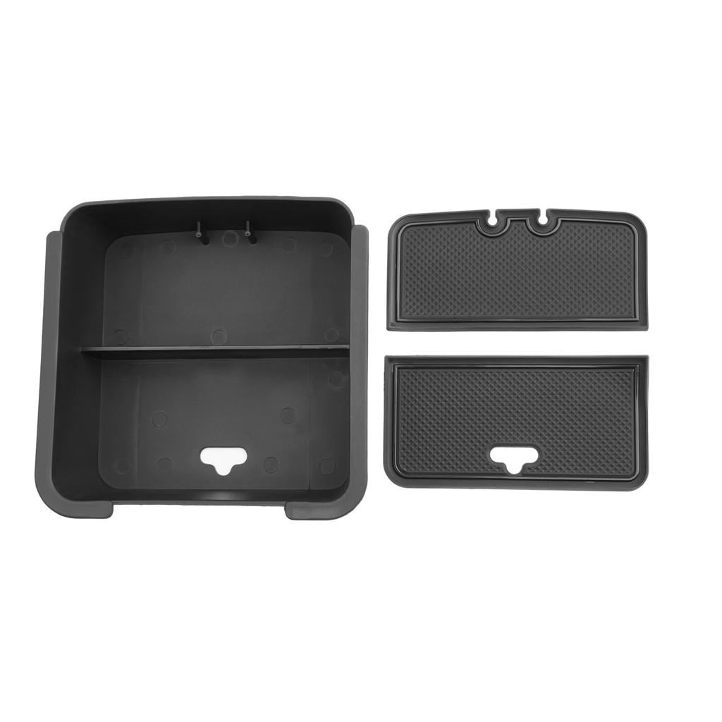 HUAHAO Mitsubishi Outlander PHEV GN0W Konsol Outlander Konsol Mittkonsol Förvaringslåda med Två Enkel Installation och Outlander PHEV Anpassade Delar