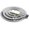 Stainless Steel Heat Diffuser Foldable Round Flame Guard Simmer Plate Wood Handle Non Slip Bottom Thermal Conductivity Mat