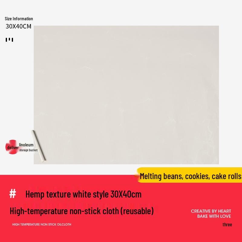 Non-Stick, Reusable, High-Temperature Baking Paper for Cakes, Household & Commercial Use