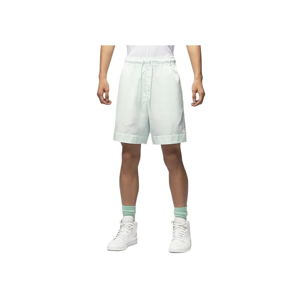 Jordan Essentials Diamond Solid Color Mid Waist Comfortable Elastic Drawstring Casual Shorts Men Shorts Light-Green FN6516-394