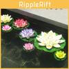 Stunning High Realistic Appearance Artificial Lotus Flower Water Lily Floating Plant