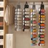 Foldable Compartment Storage Hanger Roll Organiser Closet Storage Hanger  Closet Organisation