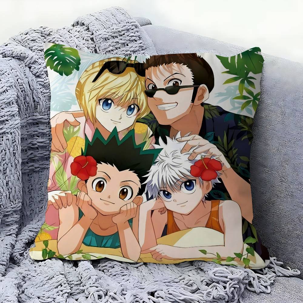 Anime HUNTER X HUNTER Pillow Gift Home Office Decoration Pillow Bedroom Sofa Car Cushion CoverPillow Case