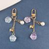 Girls Gift Bag Pendant Resin Korean Style Pendant Car Key Ring Ornaments Women Key Chain Rose