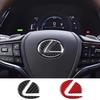Car Steering Wheel Emblem Decorative Stickers Auto Accesorioss For Lexus LS RZ IS350 ES300 GS350 CT200h GX460 LX570 RX500h NX300