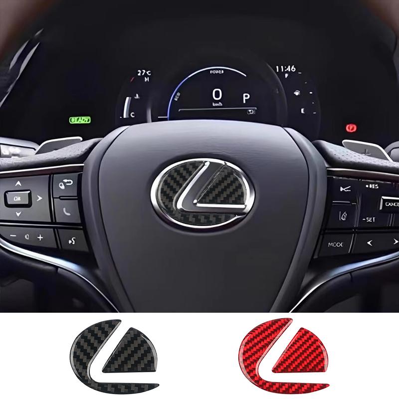 Car Steering Wheel Emblem Decorative Stickers Auto Accesorioss For Lexus LS RZ IS350 ES300 GS350 CT200h GX460 LX570 RX500h NX300