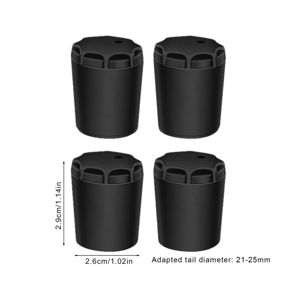 4PCS Fishing Rod End Cap Silicone Fishing Rod Plug Tail Protector Handle Protective Case Carp Fishing Rod Covers